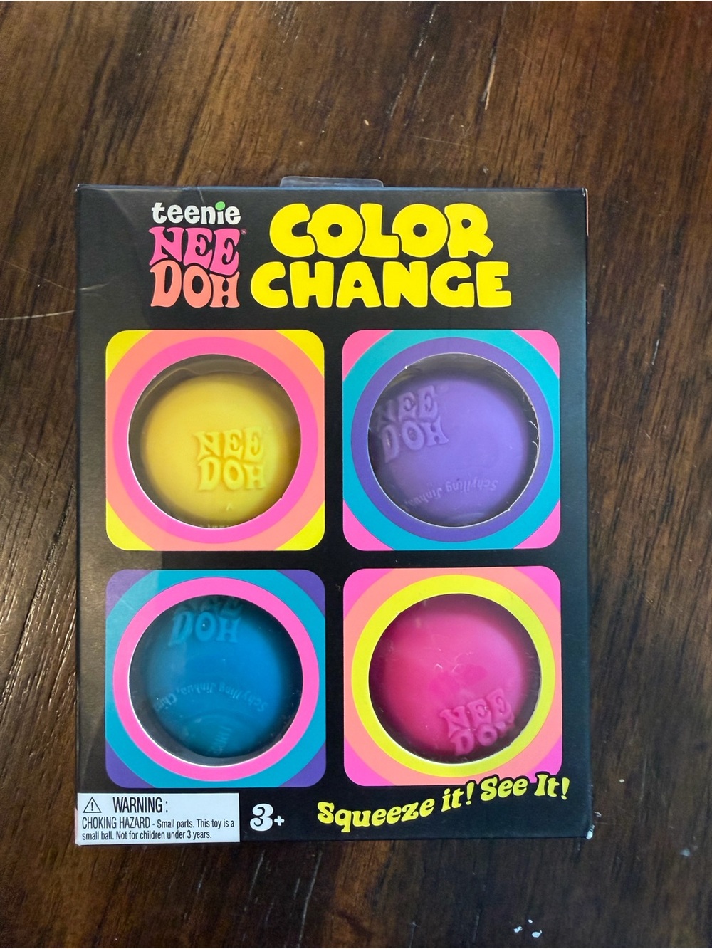 Teenie NeeDoh Color Change - 4 Pack